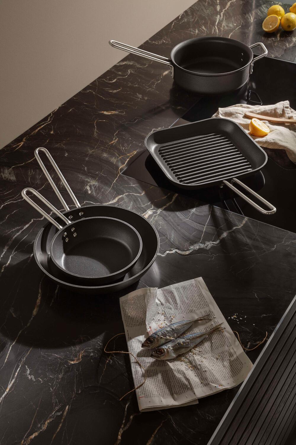 28x28 cm - Professional Keramisk grillstegepande